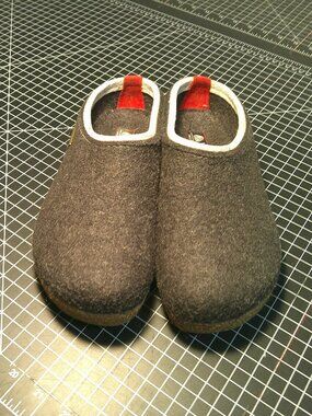 Haflinger Grey Slip On 41 Womens 10.5